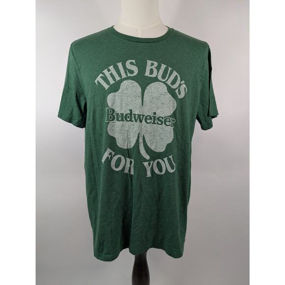 Old Navy Other - Old Navy Men's XL Shirt Budweiser Shamrock St. Patricks Graphic Tee Buds For You